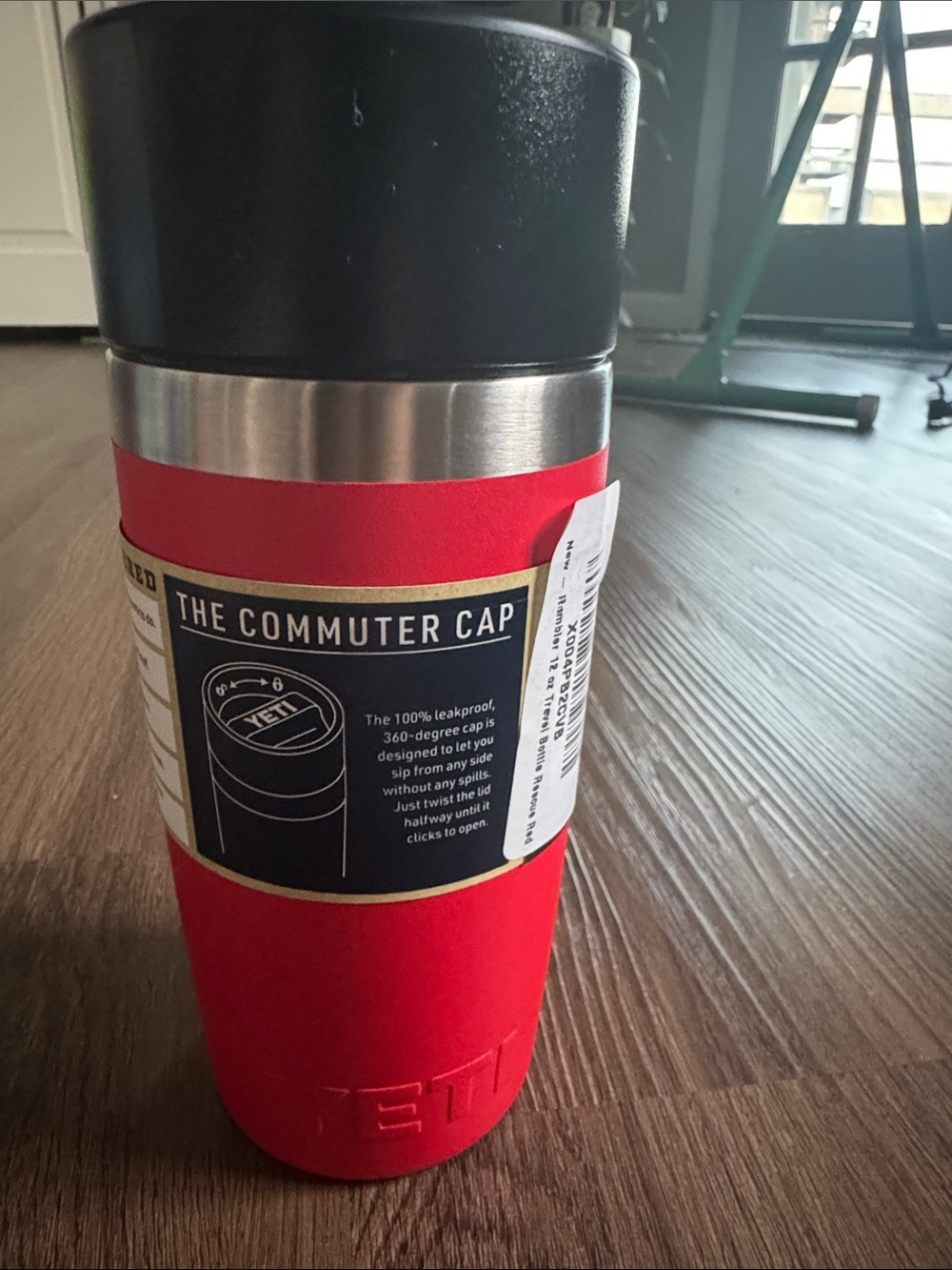 Yeti Rambler 12oz Travel Bottle - Red with Black Lid - Picture 3 of 7